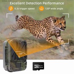 Hunting Trail Cameras 4G real-time video hunting trail camera with 10000mAh lithium battery wireless application cloud service 36MP 4K infrared night Q240321
