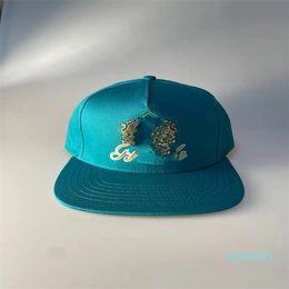 Designer Hat Ball Hat Casual Wide brimmed outdoor sunscreen baseball cap Mens and Womens Streetwear Green Blue Adjustable