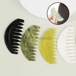 Face Massager Jade massage comb hair massage machine for womens scalp care natural jade comb melon sand board hair brush sink scraper jade massage machine 240321