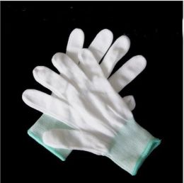 Gloves 10pair 13-pin Nylon White Glove Core Dust-free Polyester Electronics Factory Work Labour Insurance Men Women Hand Protection LL