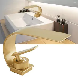 Bathroom Sink Faucets 4 Colours Waterfall Basin Faucet For Easy To Instal And Maintain Chrome Fixture Home Improvement