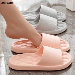 Slippers Fashion Men Women Sandals Home Anti Slip Slides Eva Thick Sole Couple Family Flat Shoes Bathroom Flip Flops H240514