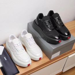 Men Running Trainers white Casual shoes womens designer shoes Lace up Travel leather sneaker lady Thick soled woman shoe platform gym sneakers size 35-42-44-45 3.20 01