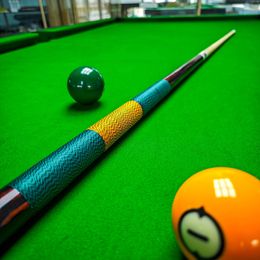 Premium Maple Billiard Cue with Precise Control and Comfortable Grip Portable Affordable Stick for Accurate Ss 240311