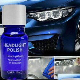 Windshield Wipers Rush Sale9H 10Ml 30Ml Car Hardness Headlight Lens Restorer Repair Liquid Polish Cleaner Set Environmentally Friend D Ot0U8