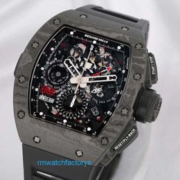 Exciting Exclusive Wristwatch RM Watch RM11-02 Ti Machinery 50*42.7mm Titanium Alloy