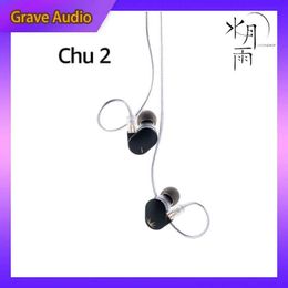 Cell Phone Earphones MOONDROP CHU II In Ear Earphones High Performance 10mm Dynamic Drive IEMs Interchangeable Cable Perimeter mk2 Q240321