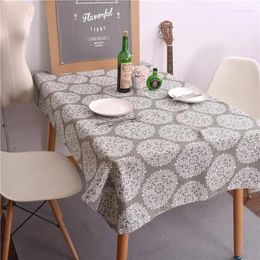 Table Cloth Grey Medal Print Decorative Kitchen Room Dining Wedding Decoration Rectangular Waterproof Tablecloth