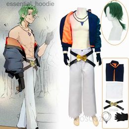 cosplay Anime Costumes Home>Foreign Language The Infinity Joe/Kojirou Nanjou Cosplay Come Full Sets Men Halloween Party C240411