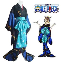 cosplay Anime Costumes Popular Black Maria Role Playing Anime Comes Female Maria Kimono Dress Bow Halloween Party Costume SetC24321