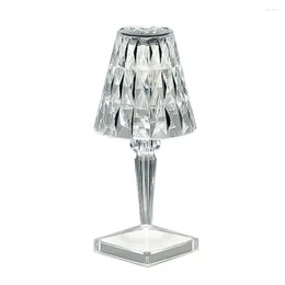 Table Lamps Crystal Diamond Lamp USB Charging Internet Celebrity Bar Atmosphere Light Decoration Night
