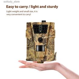 Hunting Trail Cameras Mini hunting camera 12MP wild trail camera infrared night vision outdoor sports activation reconnaissance 0.2S trigger photo trap Q240321