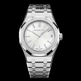 Designer Wrist Watch AP Wristwatch Royal Oak Series 15510ST Precision Steel White Plate Mens Fashion Leisure Business Sports Watch World Luxury Watch Complete Set