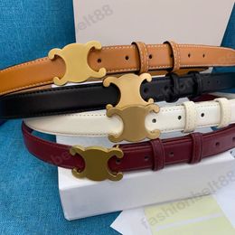 Damen-Designer-Gürtel, Damen-Bund, Ceinture, glatte Schnalle, echtes Leder, klassischer Designer-Damengürtel, hochwertiges Rindsleder, Breite 2,5 cm