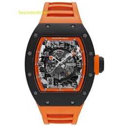 Nice Wristwatch RM Wrist Watch Collection RM030 Americas Limited Edition 30 Orange Black Carbon RM030 Men's Watch