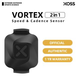 Computers Xoss Vortex Speed Cadence Sensor Cycling Computer Speedometer Ant+ Bluetooth Road Bike Mtb Compatible for Garmin Igpsport Bryton