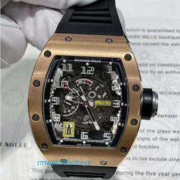 Ladies' Movement RM Wrist Watch Rm030 Rose Gold Fashion Leisure Business Sports Machinery Wristwatch
