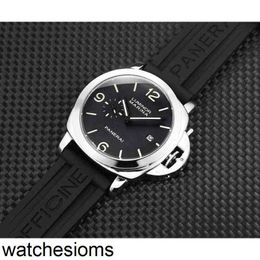 Panerass Fashion Men's Watches Luxury for Mechanical Original Men Leather Band Calendar Gentleman Wristwatches Style Luminos