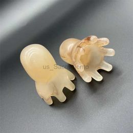 Face Massager Resin Octopus Hair Comb Massager Meridian Scratching Scalp Massage Brush Acupuration SPA Guasha Health Massage Tool 24321