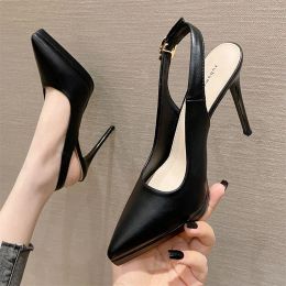 Boots Women Pointed Highheeled Sandals Women's Summer Sandals Highheeled Party Shoes Heels for Sandals Office Ladies Shoes Slingback