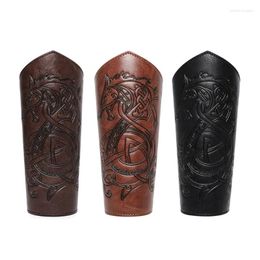Knee Pads Arm Guard Steampunk Bracers Cosplay Costume Role Play Stage Gauntlet
