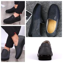 Shoes GAI sneaker sport Cloth Shoe Men Single Business Lows Tops Shoes Casual Soft Sole Slippers Flats sole Men Shoes Black comfort softs big size 38-50