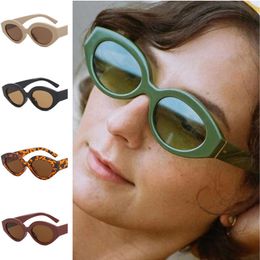 NEW Sunglasses Unisex Small Frame Sun Glasses Personality Oval Anti-UV Spectacles Retro Eyeglasses Simplity Google