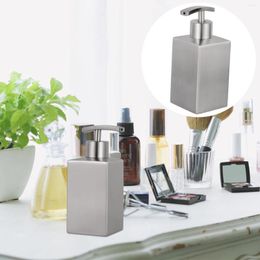 Liquid Soap Dispenser Squeeze Lotion Bottle Stainless Steel Bath Shampoo Handwashing Fluid Refillable