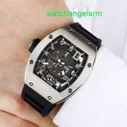 RM Watch Business Calendar Wrist Watch Rm010 Automatic Mechanical Watch Series Rm010 Automation Platinum Limited Edition Sports Machinery Chronograph