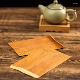 Gift Wrap 10 Pcs Vintage Envelopes Brown Retro Style Kraft Paper Envelope For Mail Letter Postcard