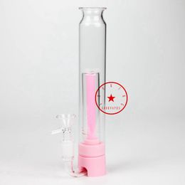 Latest Colorful Silicone Bong Pipes Kit Mini Bubbler Hookah Waterpipe Oil Rigs Filter Handle Bowl Portable Dry Herb Tobacco Cigarette Holder Banger Smoking