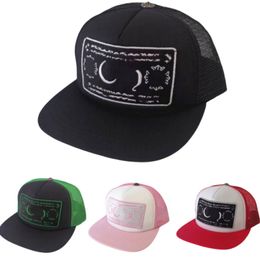 Baseball Men Caps Chrome Letter hearts hat cross flower Embroidery womens Male Hip Hop Travel Visor blue black gorras