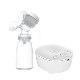 BPA無料母乳育児ポンプ電動二重吸引量搾乳ポンプサイレント快適なポータブルシリコン母乳ポンプ