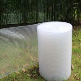 Storage Bags Bubble Wrap Film Shockproof Foam Roll Bag Paper Packing Double Layer Fragile Pressure Relief Transport Buffer Filling Logistics