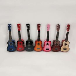 Wholesale 20 Colourful Basswood 21 Inch Soloist Playable Wooden Acoustic Guitars For Childrens Toys
