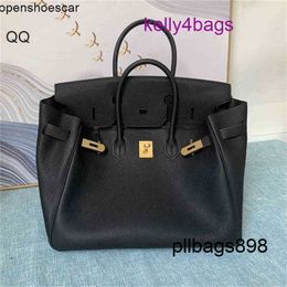 Totes Handbag 40cm Bag 40 Handmade Top Quality Togo Leather Quality Bags Platinum womens cowhide pattern portable lock large capacity Haveqq
