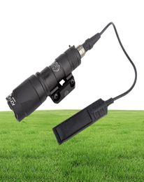 Tactical Surefir M300 M300A Mini Scout light 280Lumens LED Hunting Torch Flashlight For 20mm with Pressure Pad Switch5691649