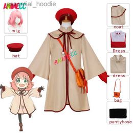 cosplay Anime Costumes ANIMECC Anya Forger role-playing Come on wig Kaii dress animation movie code White role-playing Halloween girl Christmas setC24321