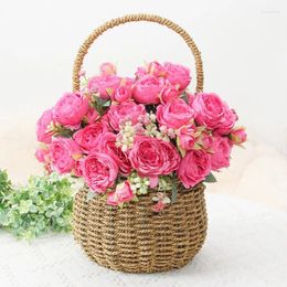 Decorative Flowers 1pcs Artificial Peony Bouquet Suitabel For Picnic Living Room Decoration Ake Wedding Engagement Decor