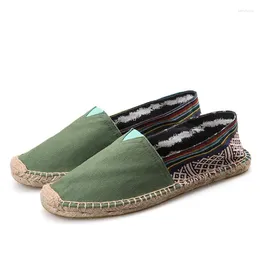 Casual Shoes Mens Espadrilles Mannen Patchwork Slip Op Zomer Schoenen Loafers Ademend Outdoor Comfort Summer Sneakers Men