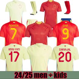 24 25 Spain Espana Soccer Jerseys PEDRI LAMINE YAMAL RODRIGO PINO MERINO SERGIO M.ASENSIO FERRAN HERMOSO REDONDO 2024 Euro Football Shirt Camiseta Futbol