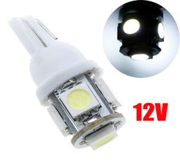 Super Bright White T10 194 168 2825 501 W5W 5050 5SMD LED Bulbs Car Interior Dome Trunk Indicatior Door Bulb License Plate Light 1935558
