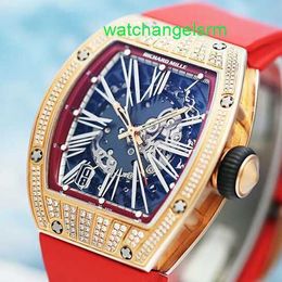 RM Watch Swiss Watch Tactical Watch RM023 Series RM023 18k Rose Gold Original Diamond Fashion Casual CHronograph Timepiece