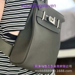Hremms Kelyys Top original Real Leather Shoulder bags for women 2024 New niche bag top layer Togo cowhide crossbody chest backpack both Have Real Logo