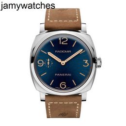 Watches Panerass Luxury Designer Wristwatches 1940 Pam00690 Manual Mechanical 47mm Men's Watch Complete Waterproof Stainless Steel