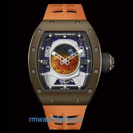 Unisex RM Watch Tourbillon Watch Rm52-05 Series Rm5205 Astronaut Tourbillon Titanium Alloy Enamel Martian Disc