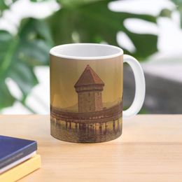 Mugs Chapel Bridge Lucerne Switzerland Coffee Mug Set Cups For And Tea Funnys Ceramic