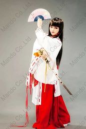 cosplay Anime Costumes Inuyasha Kikyou role-playing brings a girls Japanese kimono uniform set Halloween female role-playing kimonos setC24321