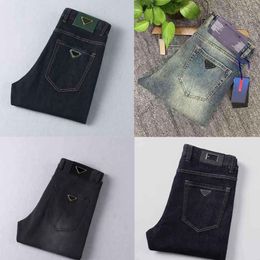 PAA Designer luxury Men's pants jeans ami jean Business Pants Casual pants Spring summer Fashion brand solid Colour Black 2024 wholesale