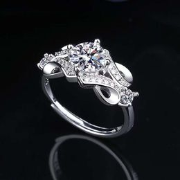 Chinese Style Silver Plated Band Ring for Men's Wedding Thanksgiving Day